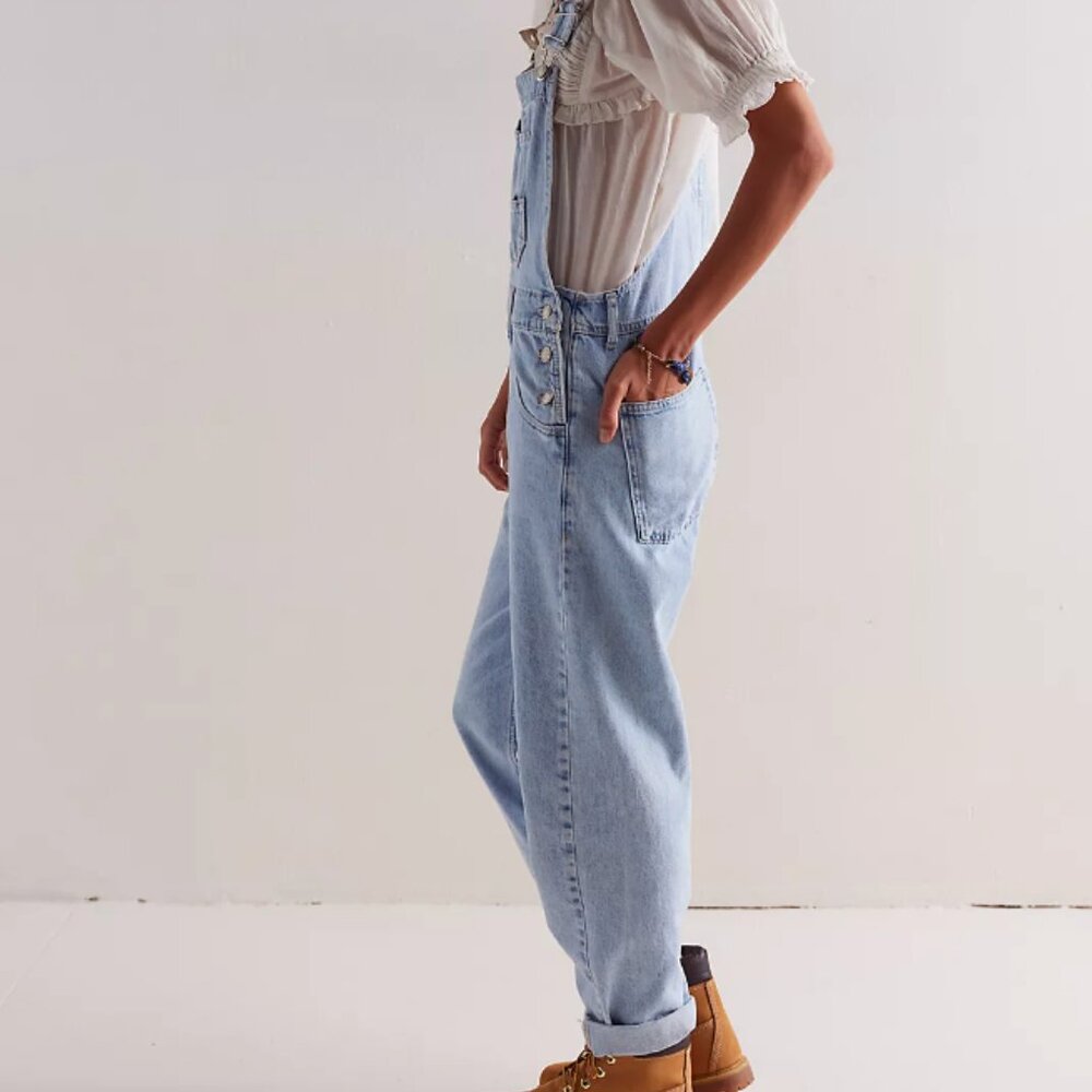 We the Free Ziggle Denim Overall
